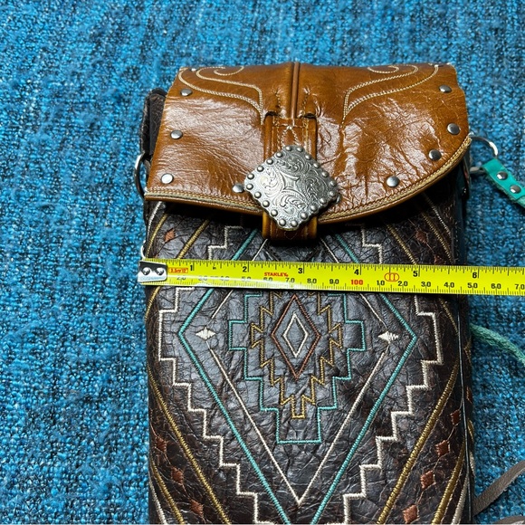 Roper Handmade in Mexico Upcycled Cowgirl Boot Crossbody Purse - Picture 10 of 10